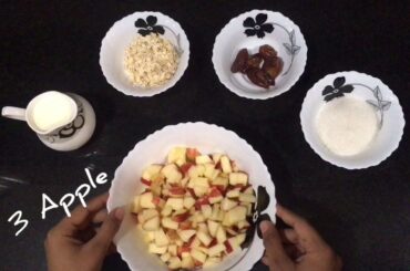 Healthy Apple-oats smoothie | Healthy Breakfast Recipes