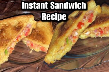 | Instant Sandwich Recipe | Healthy & Tasty Sandwich | Sandwich for weight loss |The Masala Jar |