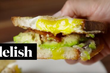 Egg in a Hole Breakfast Sandwich | Delish