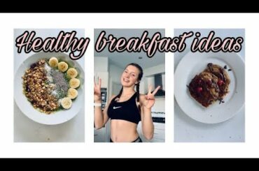 Healthy Breakfast Ideas~Quarantine cooking||pancakes, overnight oats, smoothie bowl, parfait||