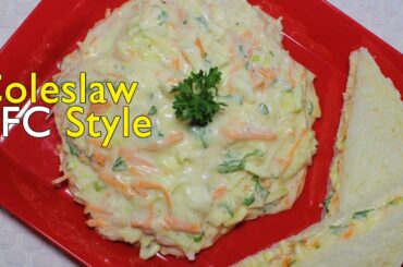 Coleslaw Recipe KFC Style | Sandwich Ideas for Kids | Easy Salad Dressing | Kanak's Kitchen