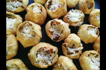 Panipuri Pizza Recipe | No Pizza Sauce, Oven, Microwave | Instant Snack | Healthy and Tasty