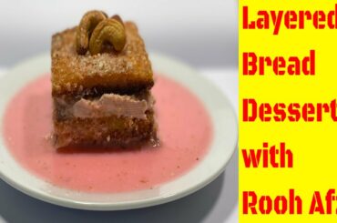 How to make Layered Bread Dessert No Added Sugar Dessert Quick Dessert Ideas Healthy Dessert Video