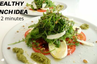 Tomato Mozzarella Salad // Healthy Lunch Idea