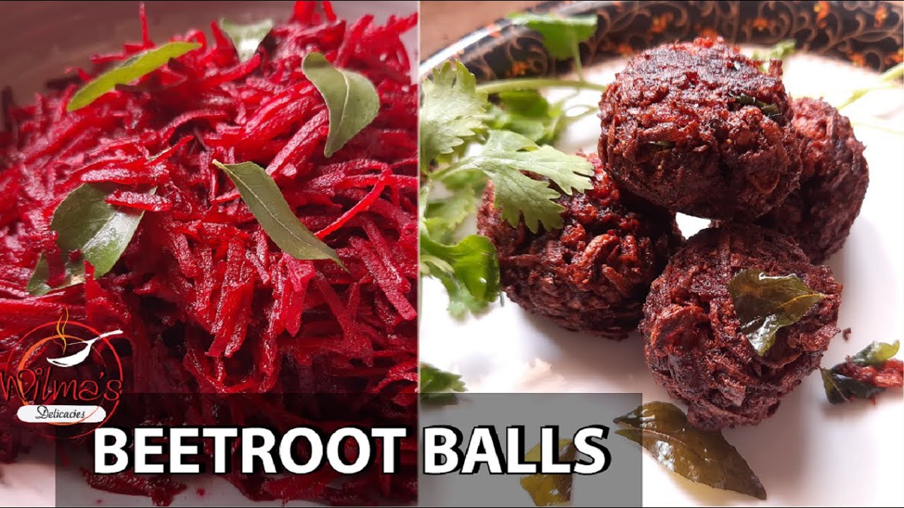 Beetroot Balls | Wilma's Delicacies – Crispy & Healthy Beetroot Recipe | Veg starter | Evening snack Beetroot Balls | Wilma's Delicacies - Crispy & Healthy Beetroot Recipe | Veg starter | Evening snack