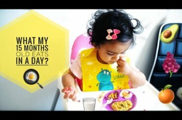 What My 15 Months Old Baby Eats in a Day (Healthy Meal Ideas for 1 Year Old Baby)