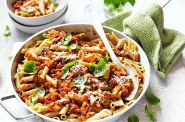Healthy Beef and Lentil Bolognese recipe
