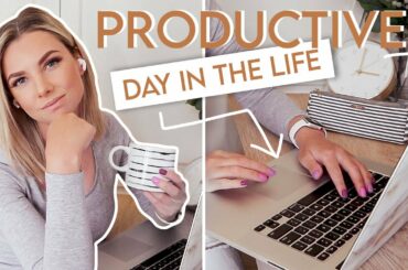 Productive day vlog | Bullet journal set-up, cleaning & getting outside.