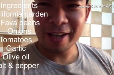 EASY and YUMMY  healthy breakfast  CALIFORNIA GARDEN fava beans 9g Protein 8g Fiber