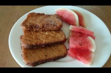 How to make very simple & quick breakfast | Egg & Bread Recipe - By Diana Zeliang