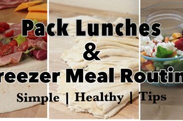 HEALTHY SIMPLE LUNCH IDEAS FOR WORK // HOW TO GET STARTED MAKING FREEZER MEALS (SIMPLE TIPS / IDEAS)