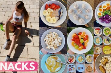 8 EASY HEALTHY SNACK IDEAS & RECIPES || school & running