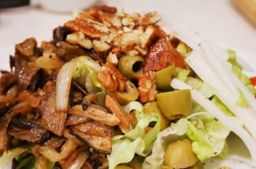 LUCNH - DINNER Mushroom SALAD - Healthy SALAD - Filipina-Finnish Lifestyle/Villanipa