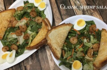 Classic Shrimp Salad recipe/ Tasty Salad / Shrimp Salad with greens / Healthy Salad/ Seafood Salad