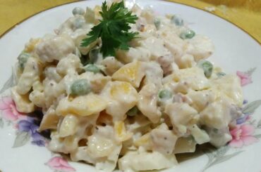 Russian salad recipe - Healthy salad recipe - salad recipe by merab Fatima