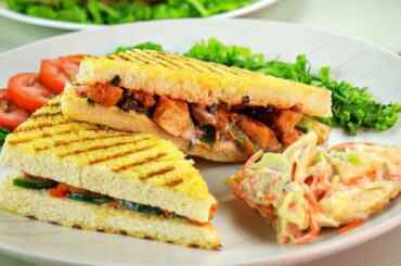 Chicken Tikka Sandwich Recipe With Coleslaw Recipe By SooperChef