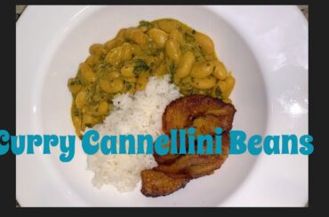 Easy Curried White/Cannellini Beans| Vegan Recipe| Healthy Recipe| Meat Replacement