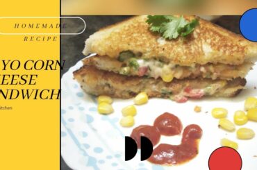 MAYO CORN CHEESE SANDWICH //LOCKDOWN RECIPE//HEALTHY  AND TASTY BREAK FAST