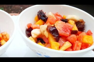 Fruit Salad/Healthy Dessert Recipe/Ramadan Recipes Malayalam/Easy Nombuthura Recipes/Ramzan Special