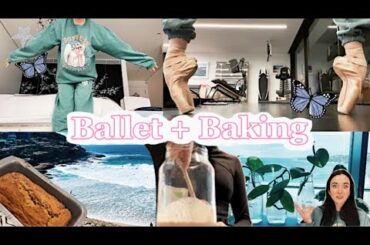 VLOG: healthy banana bread recipe, unboxing, planting and gf sourdough starter ~ Giselle Leah