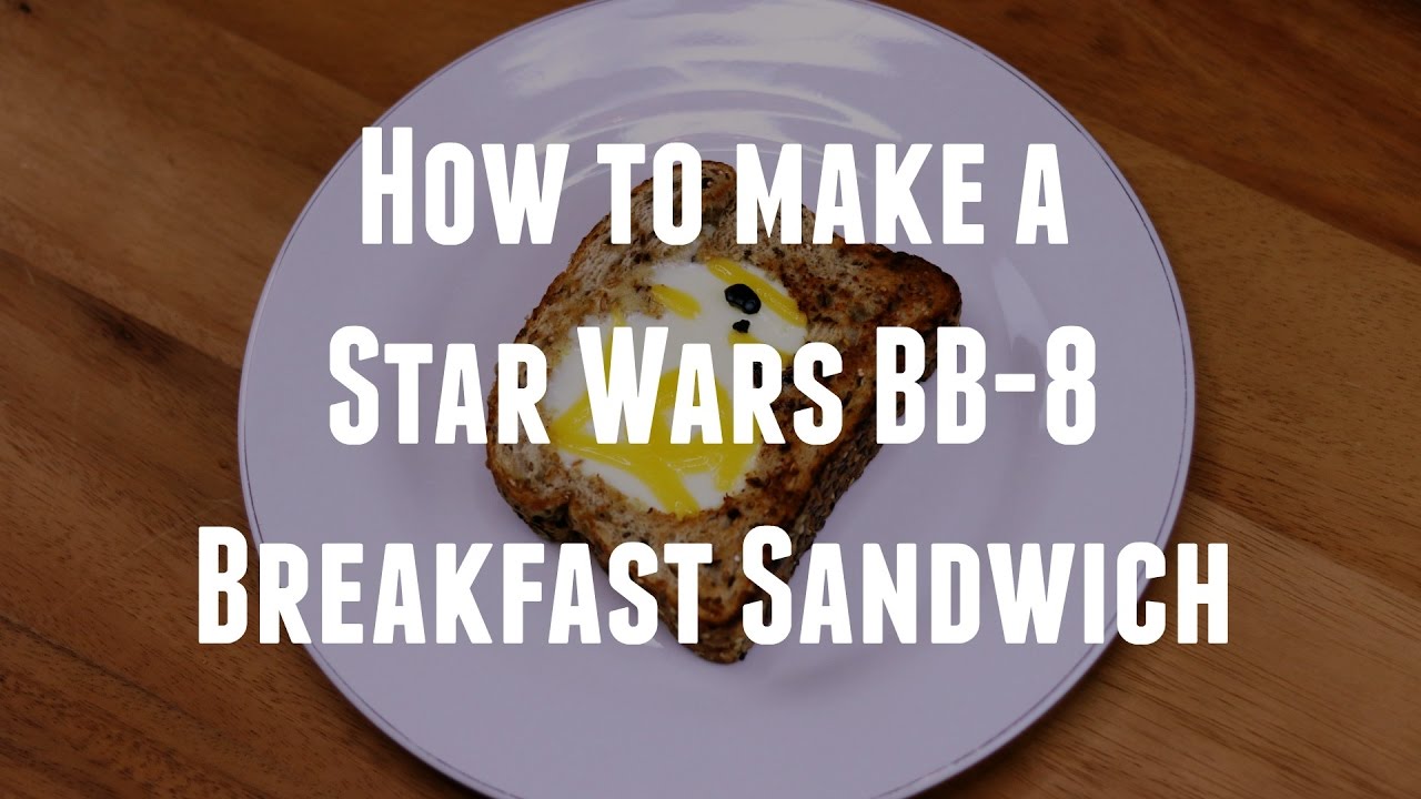 How to Make a Star Wars BB-8 Breakfast Sandwich How to Make a Star Wars BB-8 Breakfast Sandwich