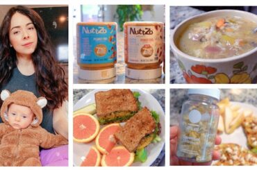 Healthy What I Eat In A Day While Breastfeeding! Postpartum Meal & Nutrition Routine [CC]