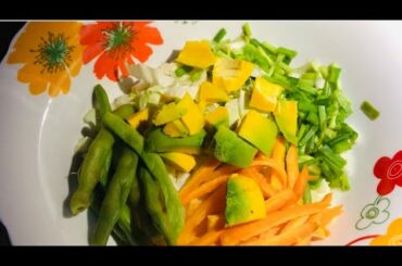 Salads: Avocado Salad. Healthy and delicious Avocado salad with lemon and olive oil dressing.