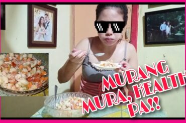 HEALTHY SALAD  NA NAGKAKAHALAGA LANG NG 80 PESOS!!HEALTHY SALAD WITH TUNA AND SALTED EGG!!