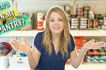 Whats in My Organized Pantry | Organization Tips and Healthy Snacks