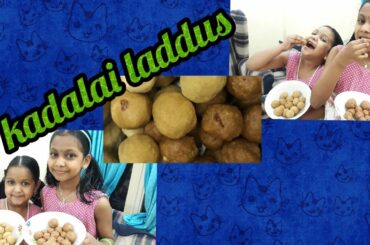 healthy and tasty snacks/kadalai laddus/ childrens healthy snacks/daddy ponnunga