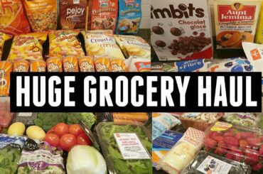 HUGE GROCERY HAUL | MEAL PLAN & KIDS SNACKS IDEAS | ANGIE LOWIS