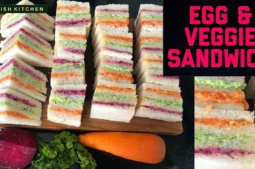 Egg & Veggie Sandwich | Ifthar recipe | Healthy & Easy snack