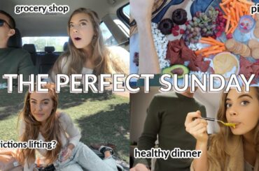 [QUARANTINE LIFE #5] Grocery Shop, Picnic + Healthy Dinner Recipe