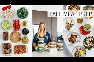 MEAL PREP for FALL | healthy recipes + PDF guide