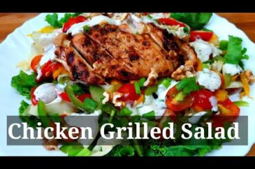 Chicken Grilled Salad Recipe | Healthy,Nutritious and Tasty | Mehek Delicious Dishes