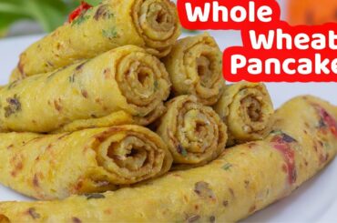 Healthy Whole Wheat Semolina Pancakes | Easy Indian Breakfast Recipes | Su's Food Corner English