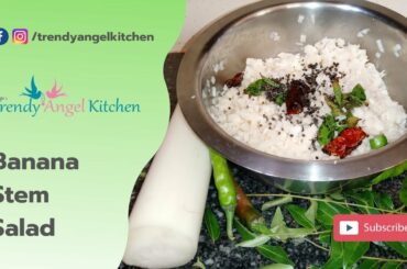Banana Steam Salad | Healthy, Organic, Homemade | TrendyAngel Kitchen | Salad Recipe
