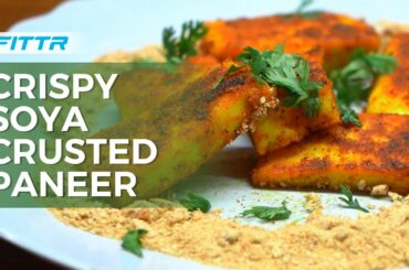 How To Make Crispy Soya Crusted Paneer - Easy & Healthy Recipe