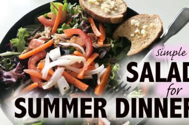 My Favorite MIXED Green Salad | Quick & Easy & CHEAP | Healthy Cooking w/ Anna