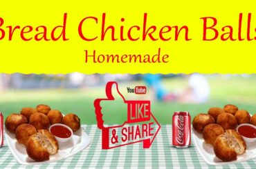 Bread chicken balls | Chicken Recipes By desi bite |Easy Snack Recipe