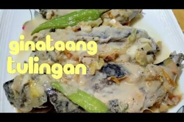 TIPID RECIPES GINATAANG TULINGAN |#healthy food