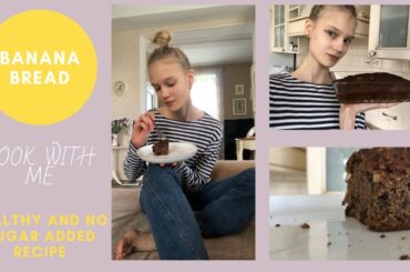 BANANA BREAD RECIPE//delicious and healthy, no sugar added