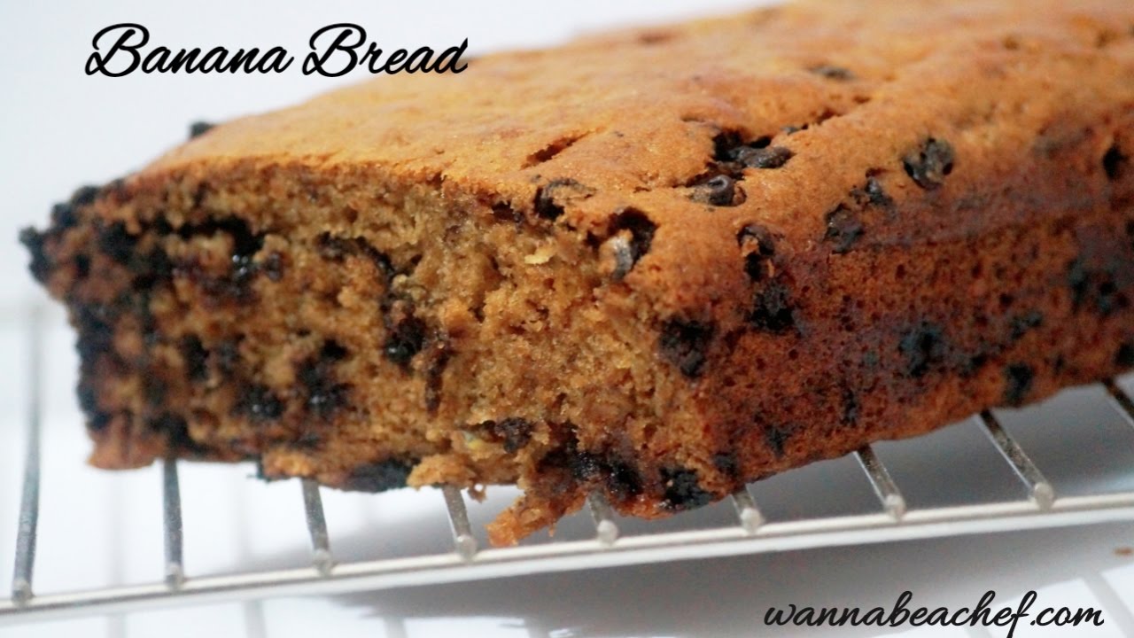 Eggless Banana Bread Recipe in Convention Microwave-Chocolate Chip Banana Bread Eggless Banana Bread Recipe in Convention Microwave-Chocolate Chip Banana Bread