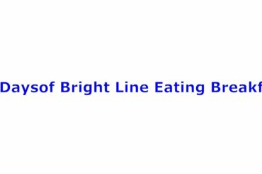 10 Bright Line Eating Breakfast Ideas