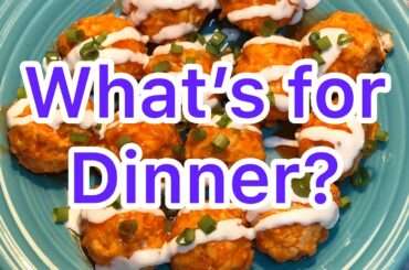 What’s for Dinner? | Buffalo Chicken Meatballs | Budget Meal Ideas