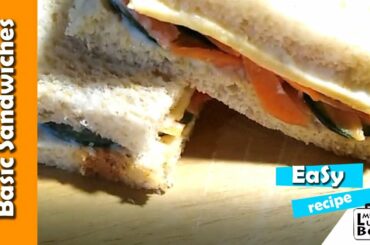 Three basic sandwich recipe- tasty and healthy option for lunch