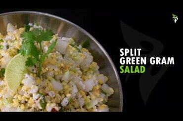 Split Green Gram Salad | Moong Dal Salad Recipe | Healthy
