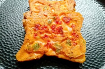 Easy Bread Breakfast,Bread Besan Toast,Bread Evening Snack,Veg Bread Recipe,Bread Toast