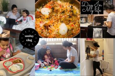 A Day In My Life/Sunday Lunch Routine/Instant Chicken Biriyani/LOCKDOWN INDOOR ACTIVITIES For Kids