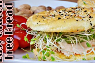 Gluten Free Bread Recipes Easy Homemade Cloud Bread/Only 3 Ingredients